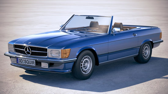 mercedes sl r107