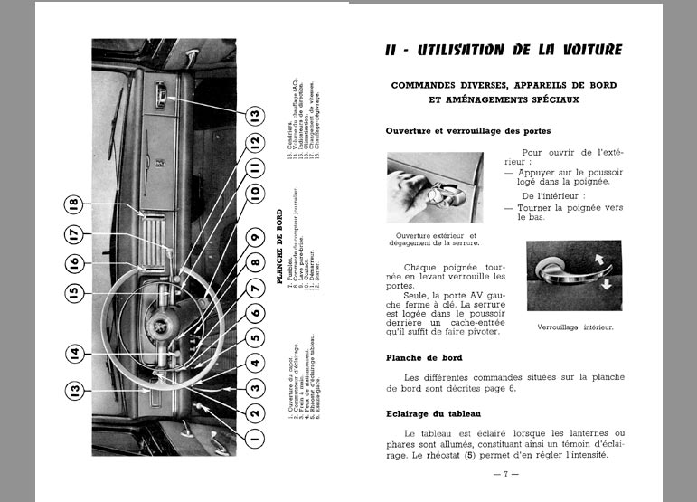 Notice d'utilisation Peugeot 403