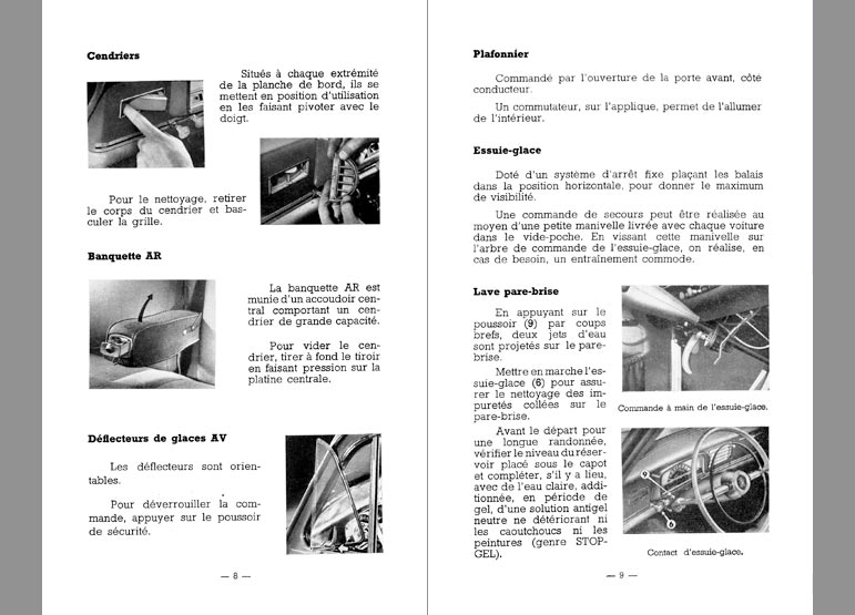 Notice d'utilisation Peugeot 403