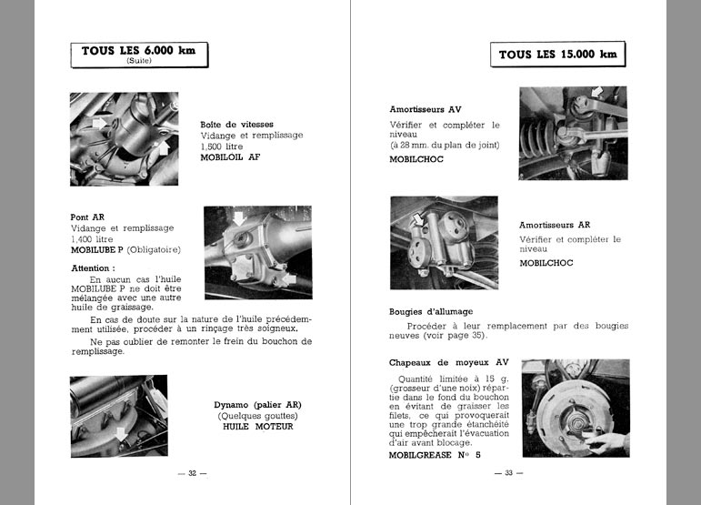 Notice d'utilisation Peugeot 403