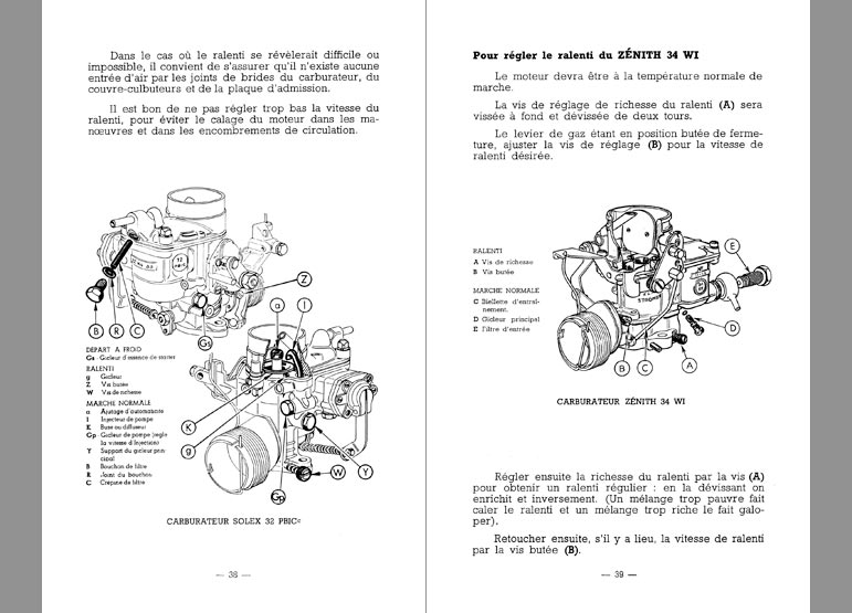 Notice d'utilisation Peugeot 403
